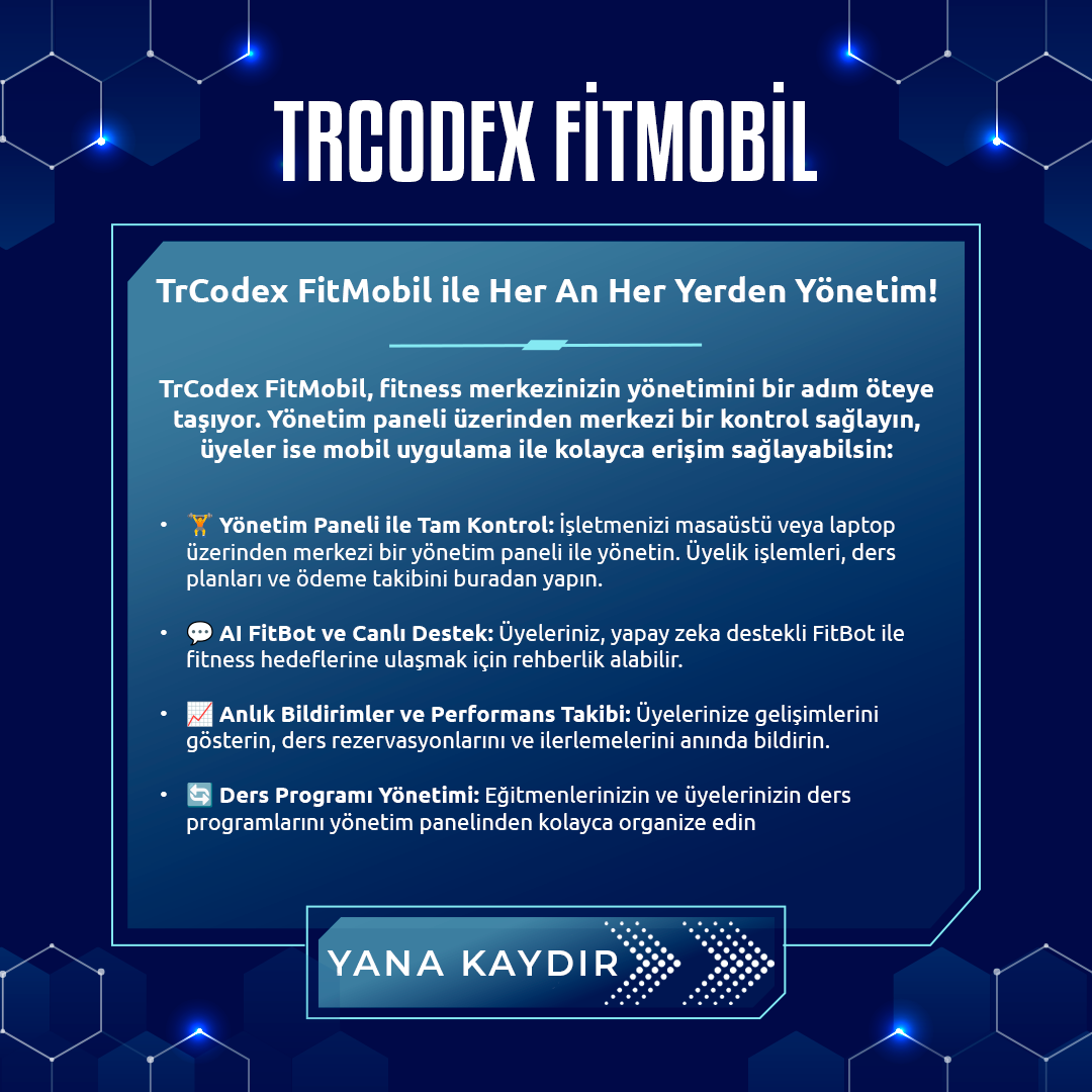 FitMobil - FitManage Fitness Sistemi - Görsel 3